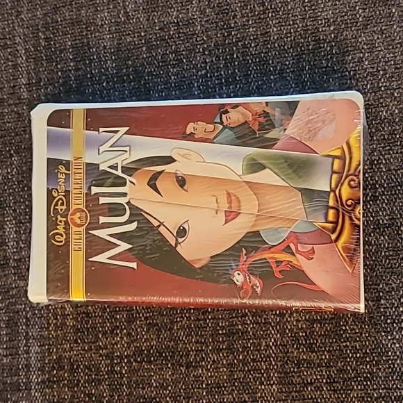 Disney Media Walt Disney Gold Collection Mulan Sealed Vhs Tape